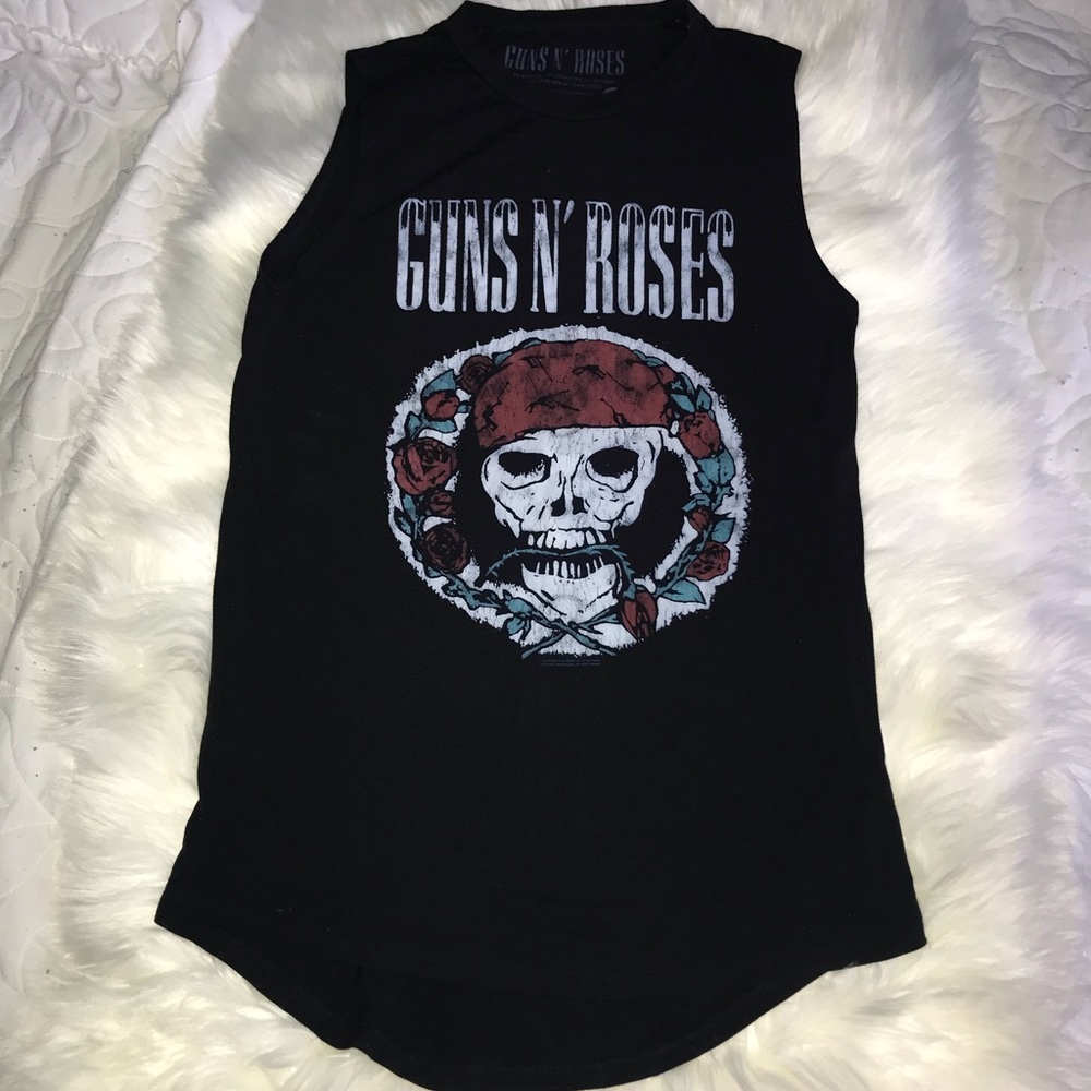Guns and Roses Long Muscle Tee